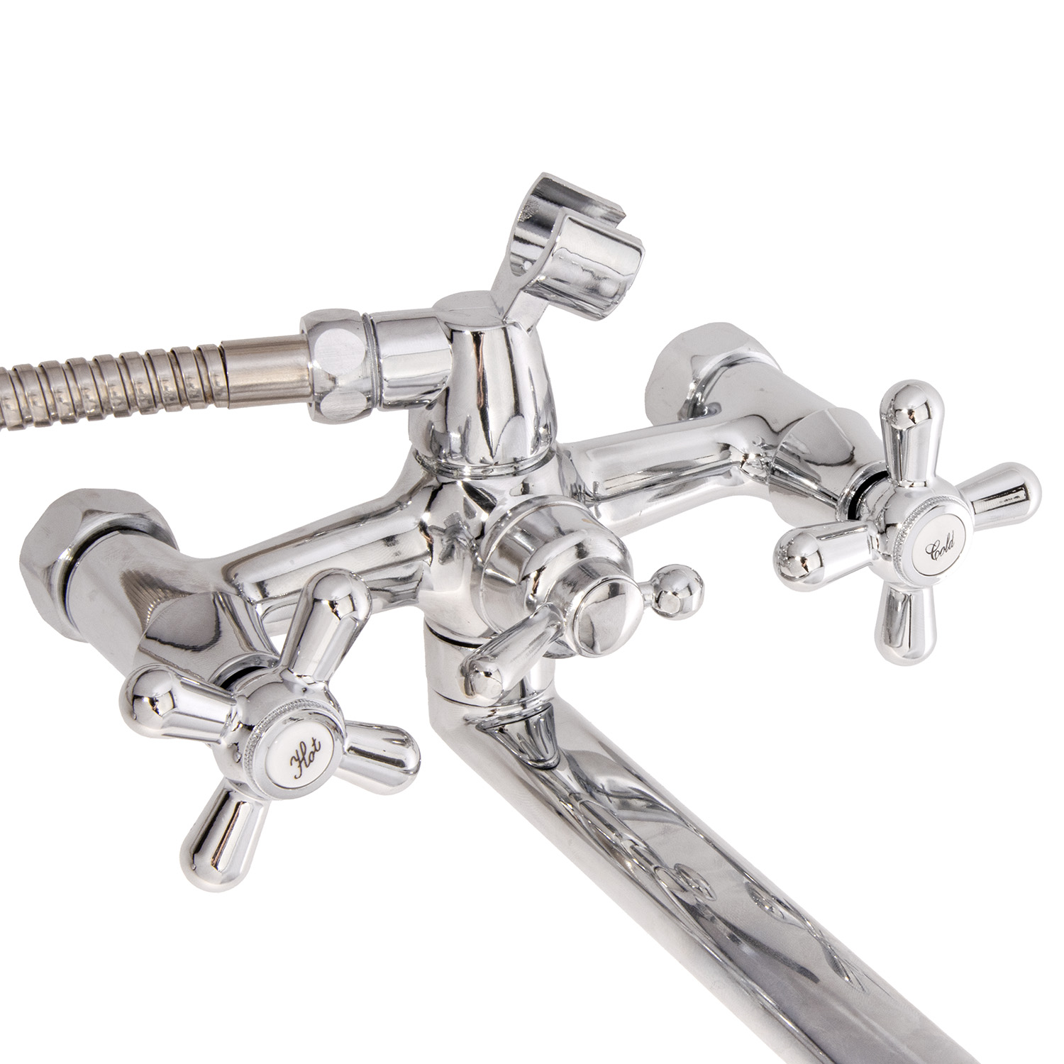 Смеситель д/ванны ROEGEN RP120B плоский излив *1/10