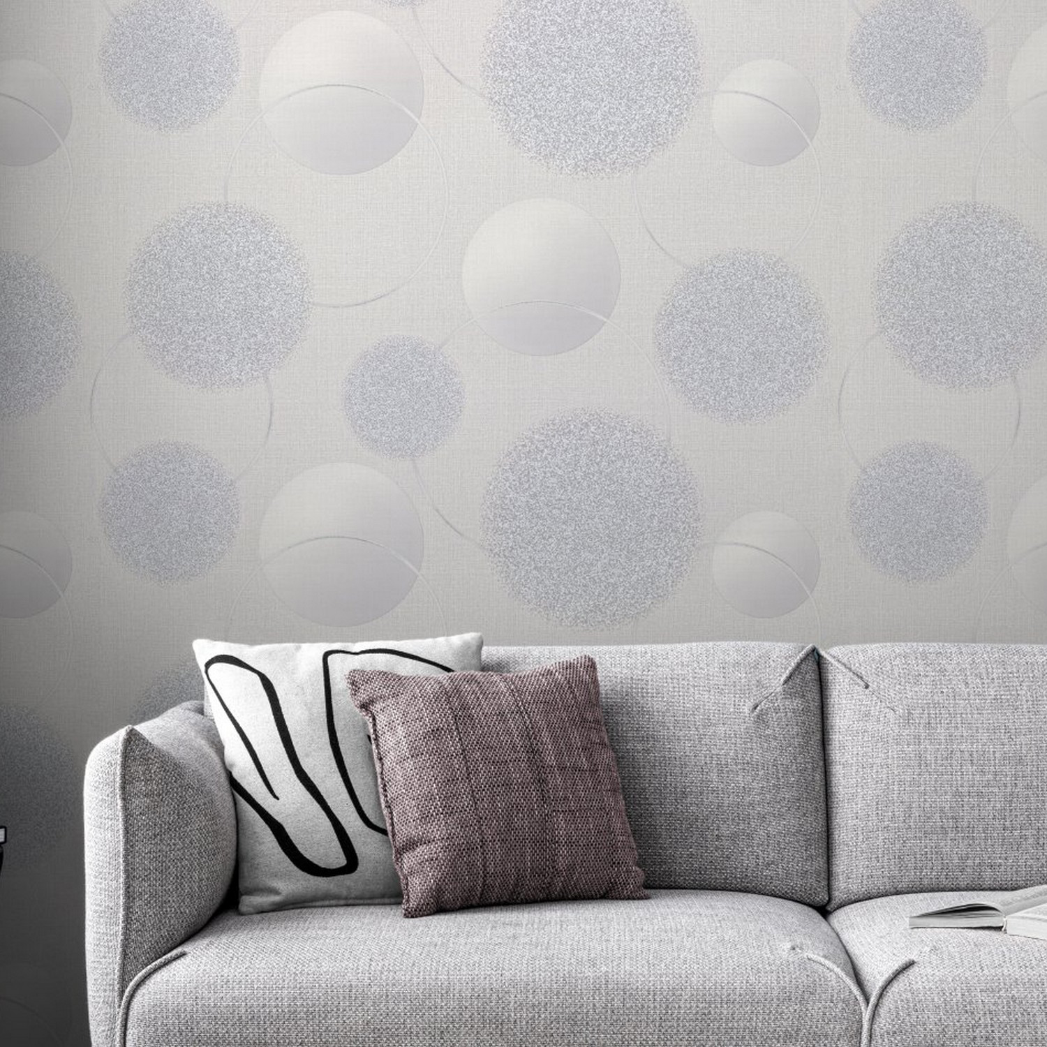 Обои флиз "Палитра" Oliver 2 (сер.) VV72496-14  1,06*10м *1/6