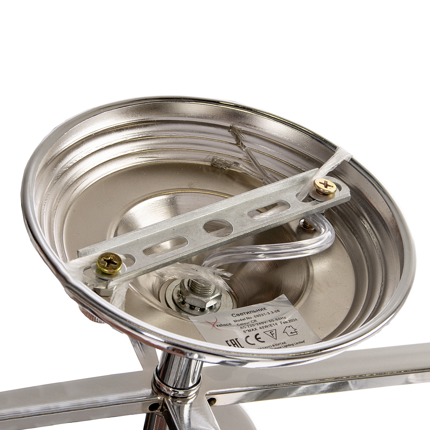 Люстра 09031-3.3-06 CR Е14 S=36м2 *1