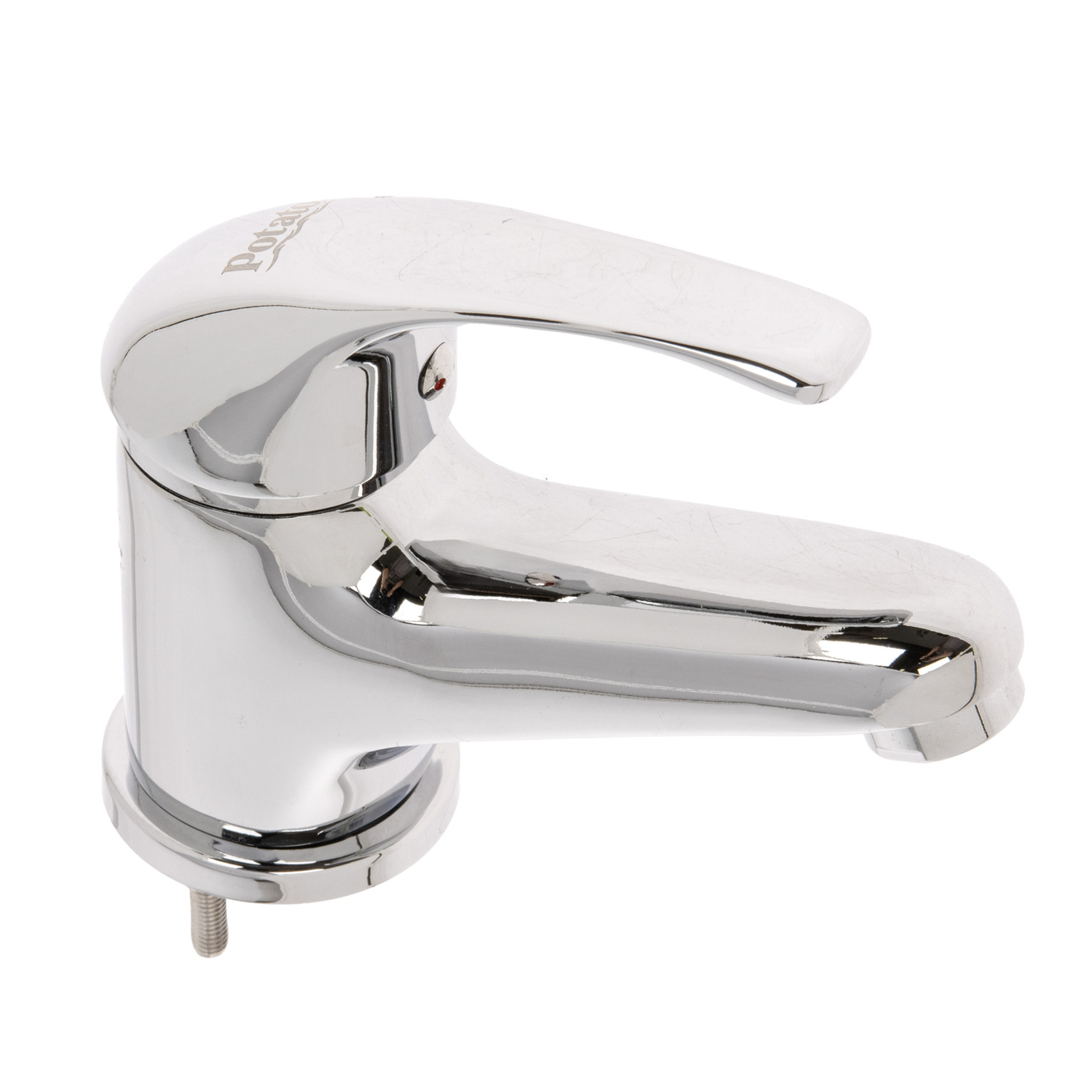 Смеситель для умывальника Potato P1004, короткий излив, рычажный