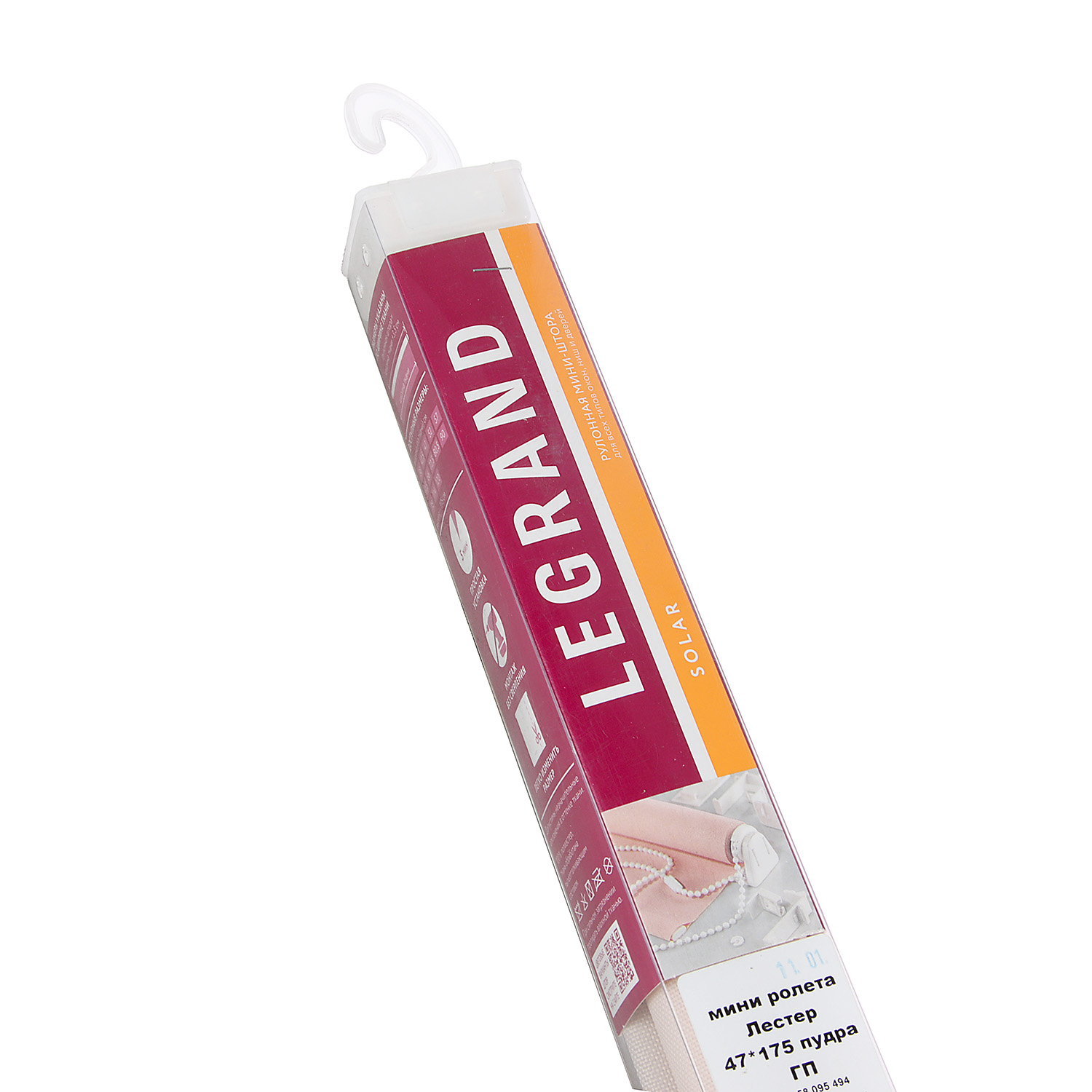 Штора рулонная Лестер пудра 47*175 Легранд *1/6