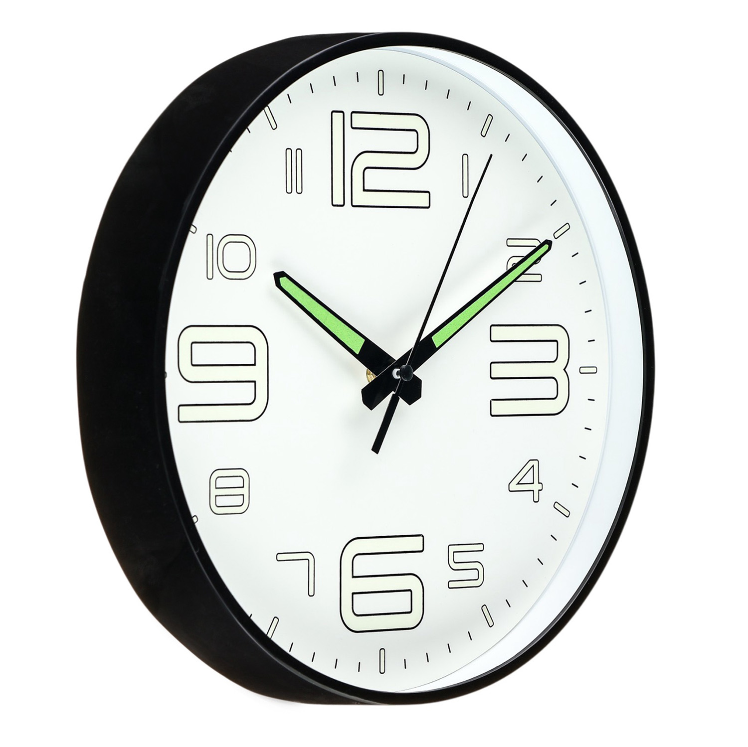 Часы настенные интерьерные «Классика», плавный ход, светящиеся, d-25 см 10747136