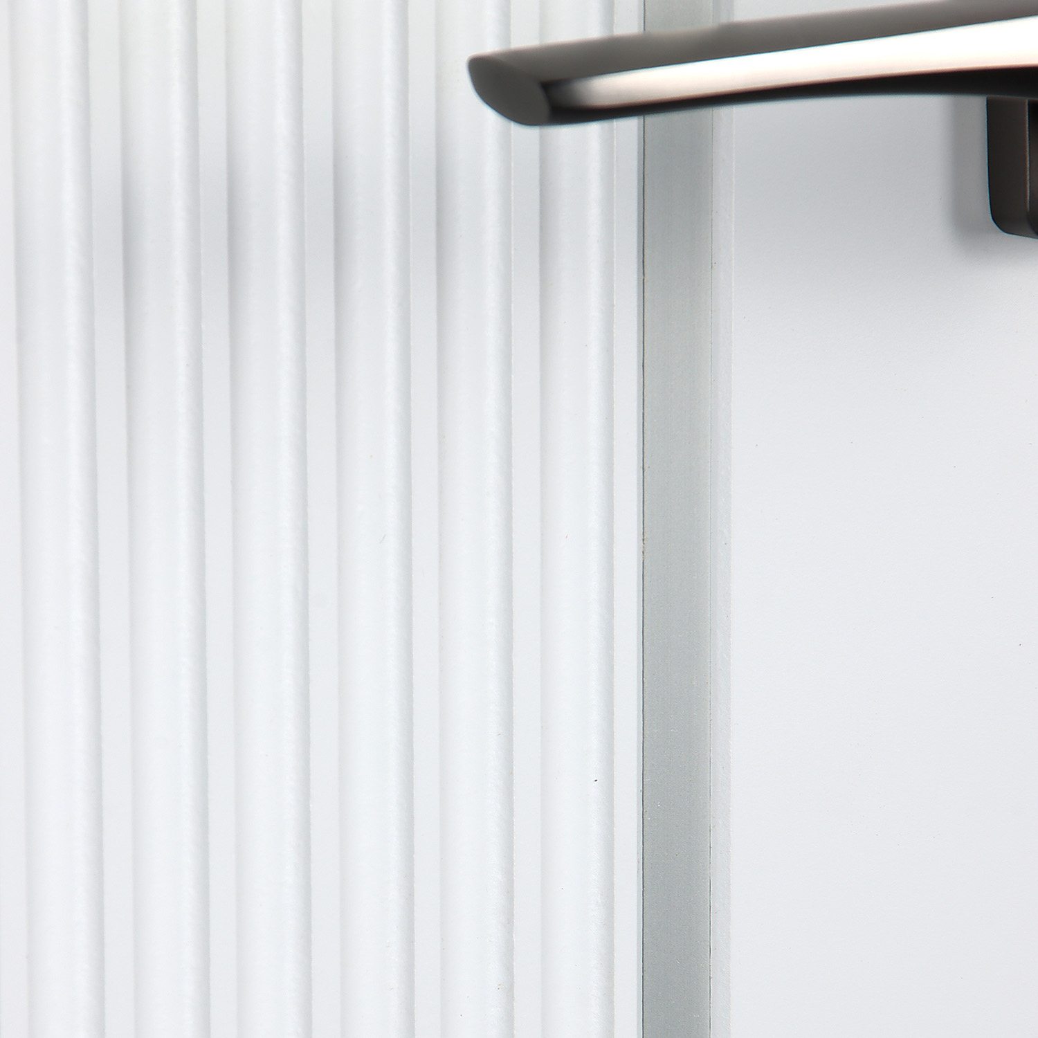 Дверное полотно глухое ПВХ Бронкс белый софт 600 мм Аркада