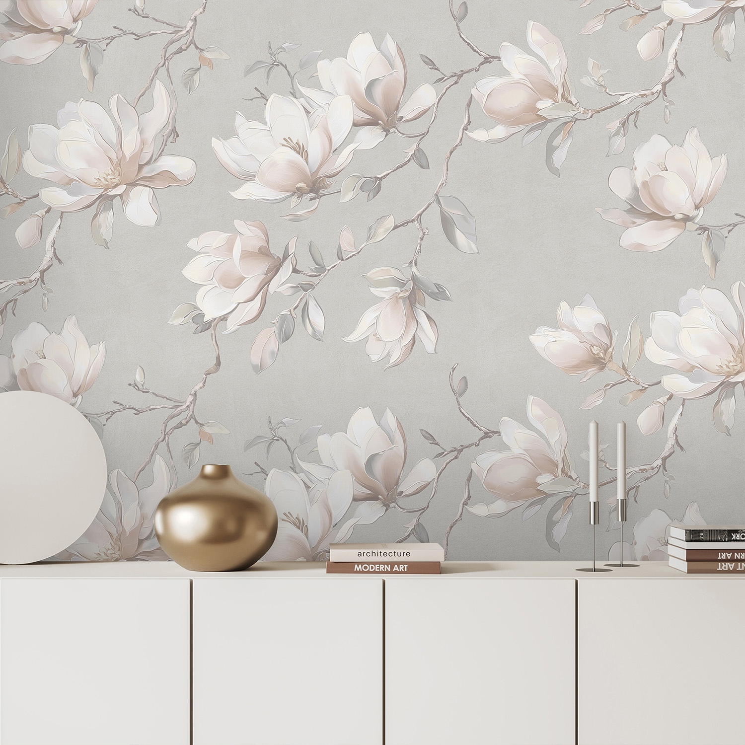 Обои  флиз Victoria Stenova Stenova Magnolia (сер.) 585106 1.06*10м *6