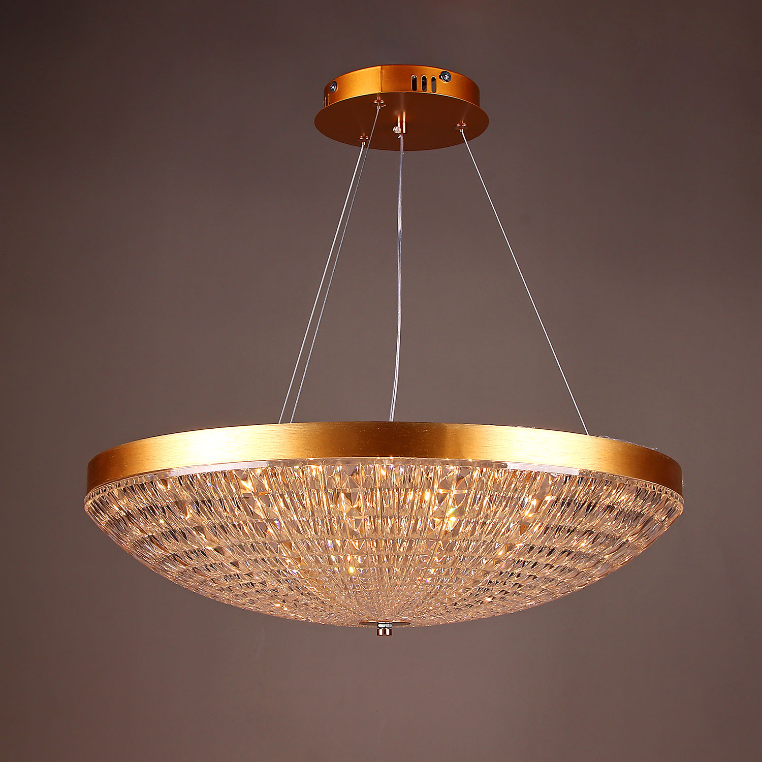 Люстра 9212/100W gold 580 мм 3 реж., пульт S=25м2  VERNER LIGHTING *1