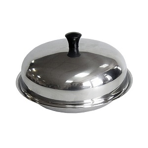 Масленка нерж. круглая d11см 1с643 (Аша) *1/12