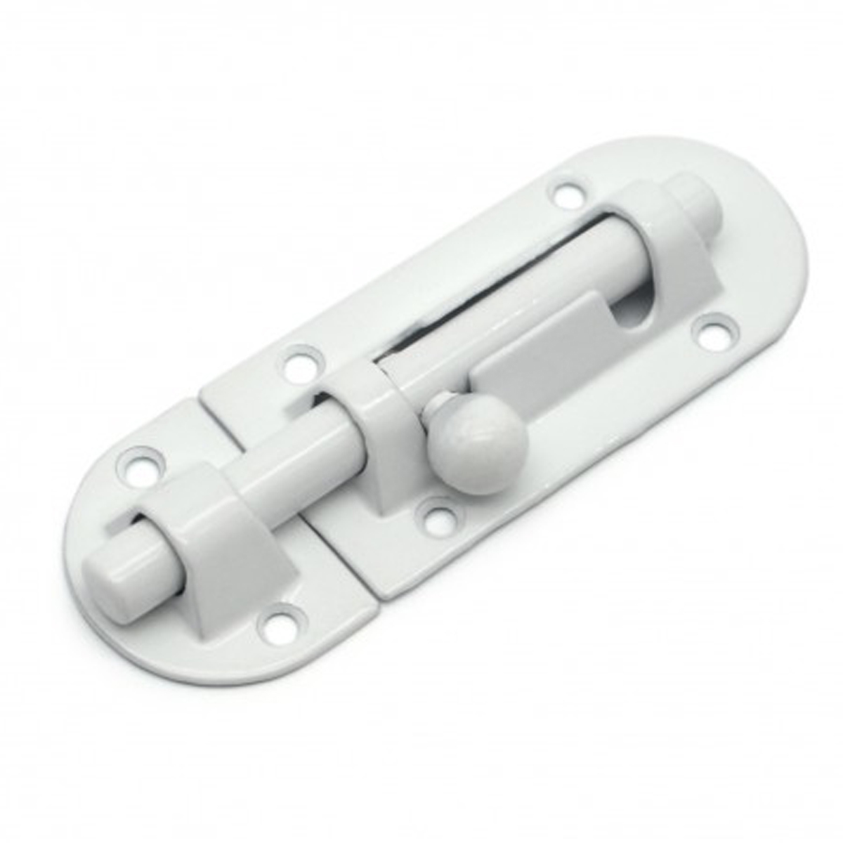 Шпингалет 3" белый Соллер *1/50