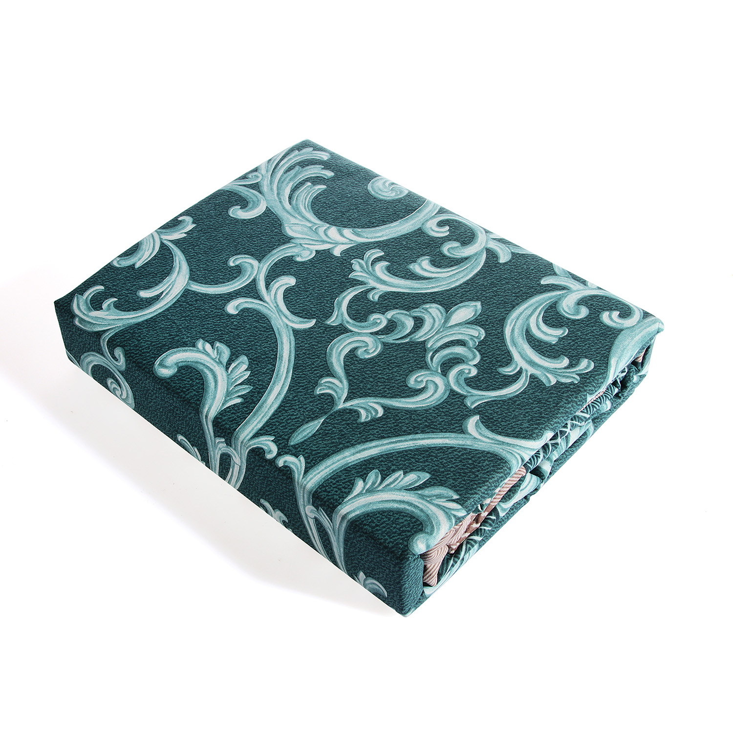 Постельное белье евро бязь Василиса 11793/1 Изумруд нав70*70,пр200*220 *1/5