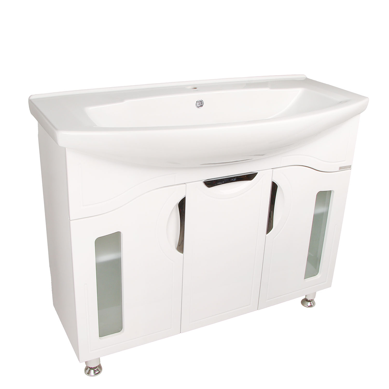 Тумба /Corozo/ "Стефания 105 " (выписывать раковину ДГ684 -Элеганс, ИЯ904  Стиль) *1/3***