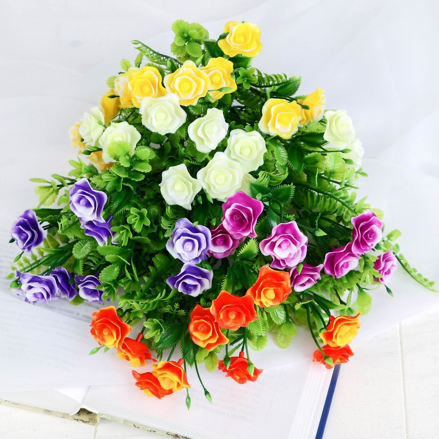 Букет "Ажурные розочки" 25 см микс   4736447