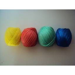 Шпагат полипропиленовый 110м Цветной лин.плотн. 1000Текс (Екатеринбург) *1/80