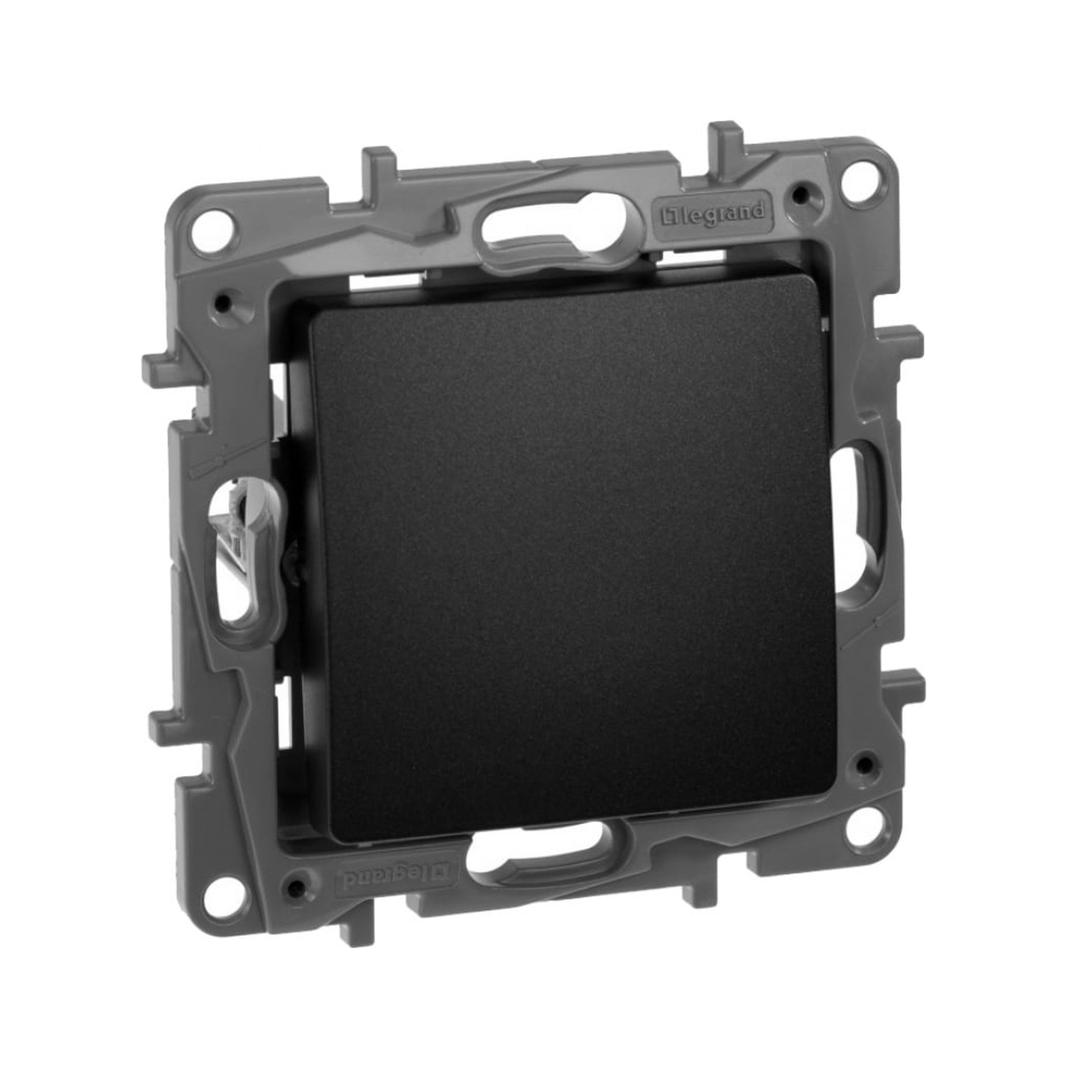 Механизм выключателя "Etika" 1-м. антрацит Leg 672601   *1/10