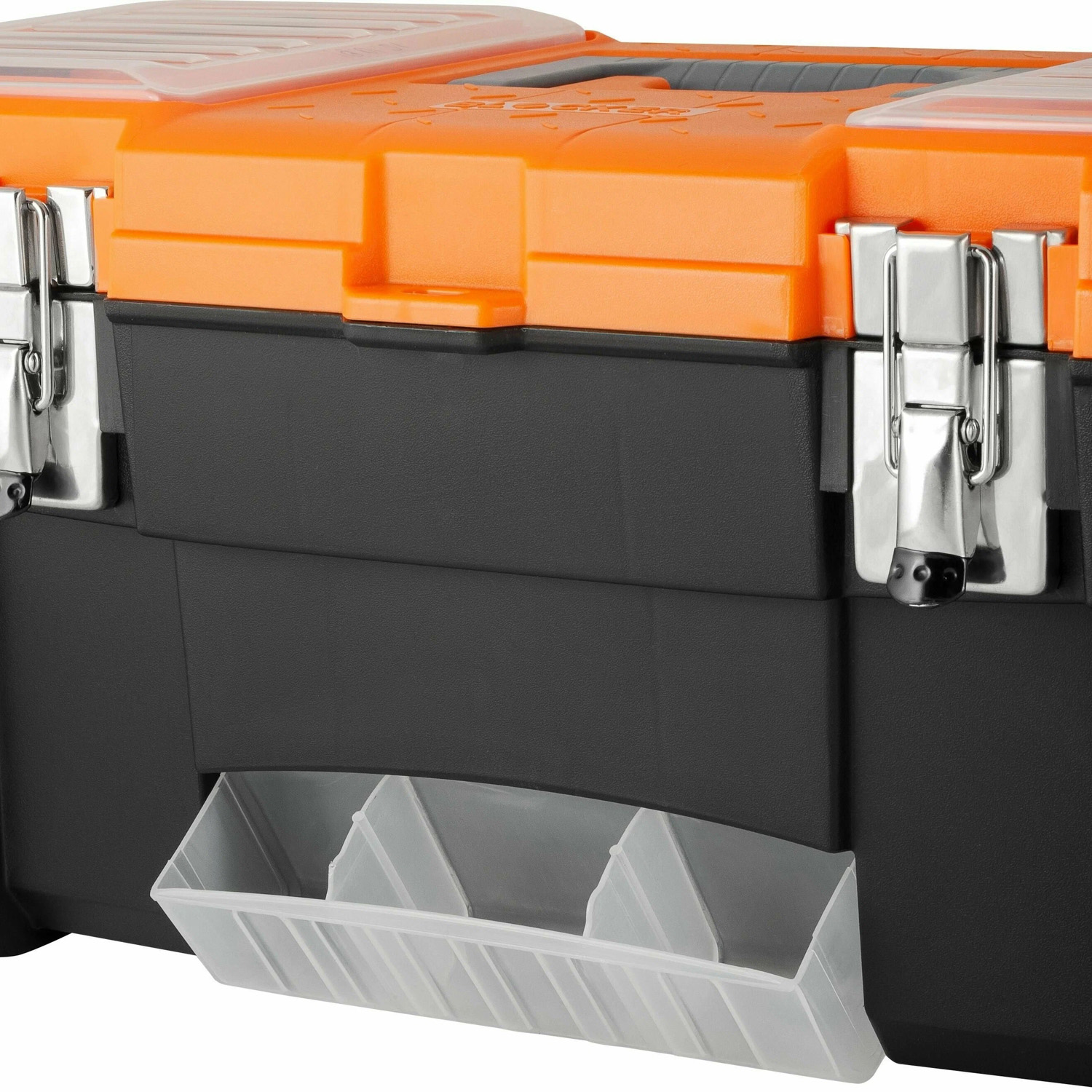 Ящик д/инструмента пластм. "Blocker Expert 20" с Мет.замк. черный/оранжевый BR3931ЧРОР *1/7