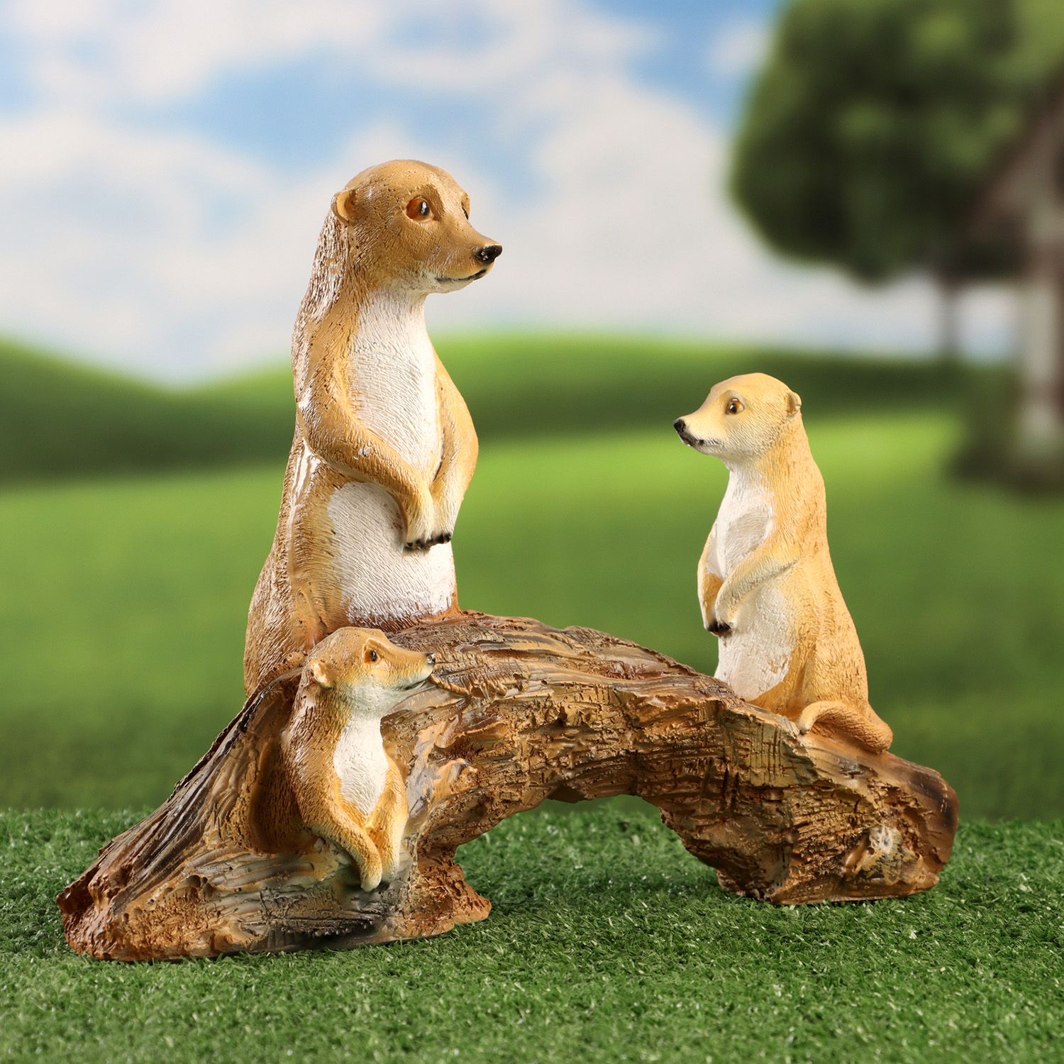 Садовая фигура "Сурикаты" 32х13х23,5см 10322317