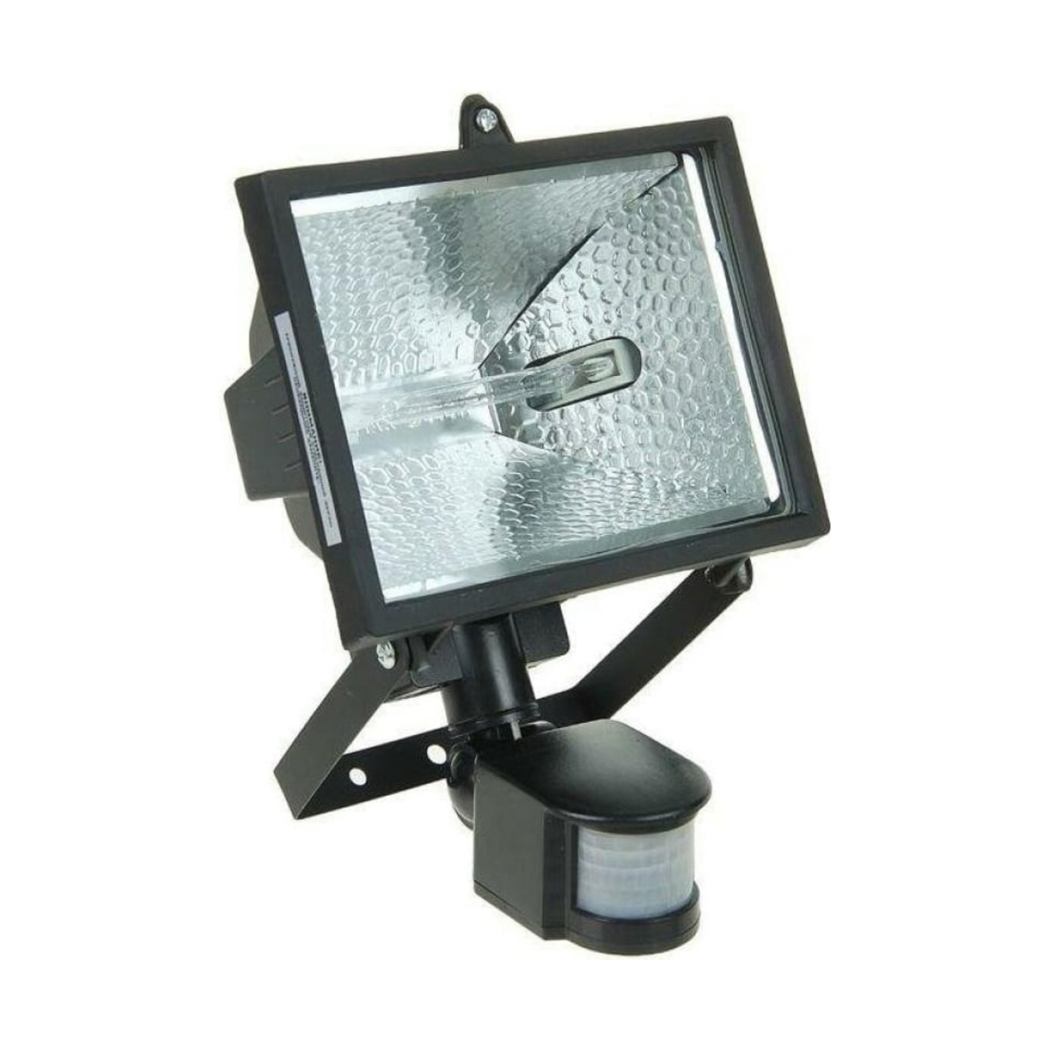 Прожектор ИО500Д (детектор) галоген.черный IP54 TDM