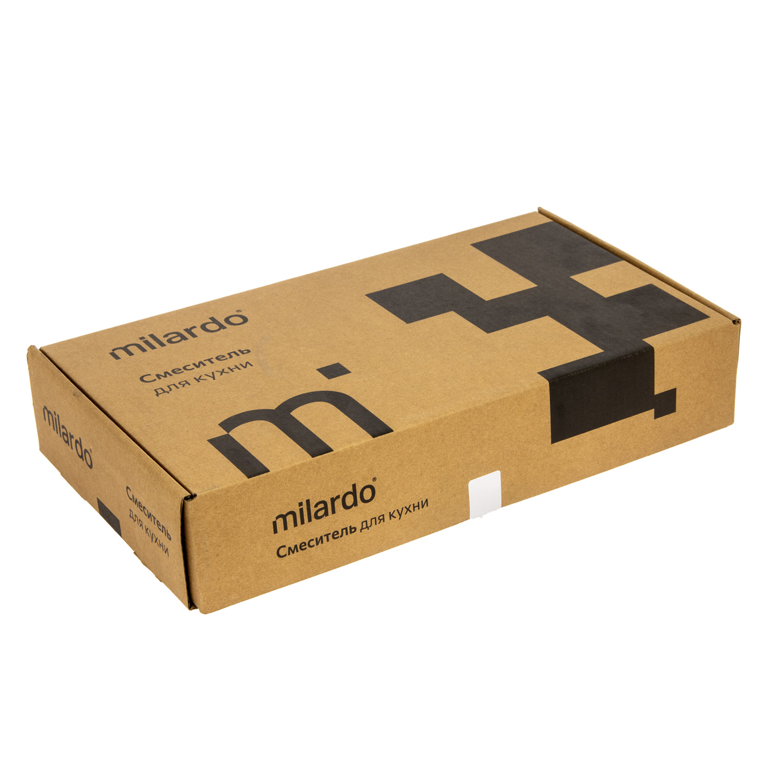 Смеситель для кухни Milardo Meal черный матовый, гибкий излив + душевая насадка M07BL2FM05 *1/10