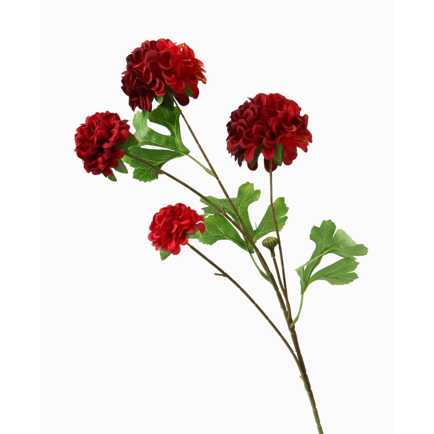 Цветы искусственные "Гортензия люкс кустовая" 64 см, красный   10526708