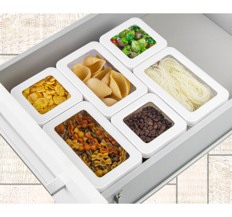 Банка для продуктов пластм. "Степ" 3,2л 160х100x280мм М1299 ("М-Пластика") *1/12 Банка для продуктов пластм. "Степ" 3,2л 160х100x280мм М1299 ("М-Пластика") *1/12