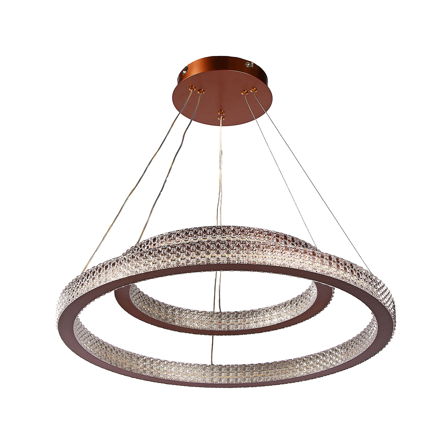 Светильник подвесной светодиодный 9200(9238)/240W coffee 600+400мм 3реж., пульт S=20м2 VERNER LIGHTING *1