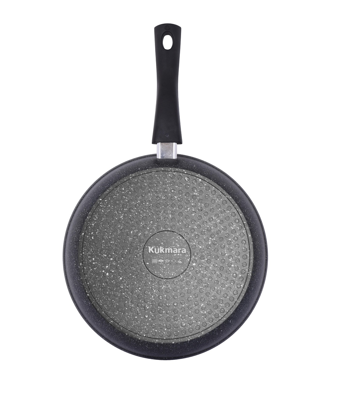 Сковорода алюмин. антипригарная "Kukmara" "Marble INDUCTION" Мрам.темн. d26см смтиш260а *1/5