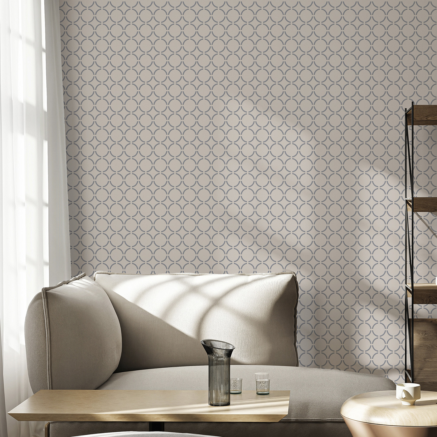 Обои флиз Victoria Stenova Connect (коричн.) 585268 1.06*10м *6