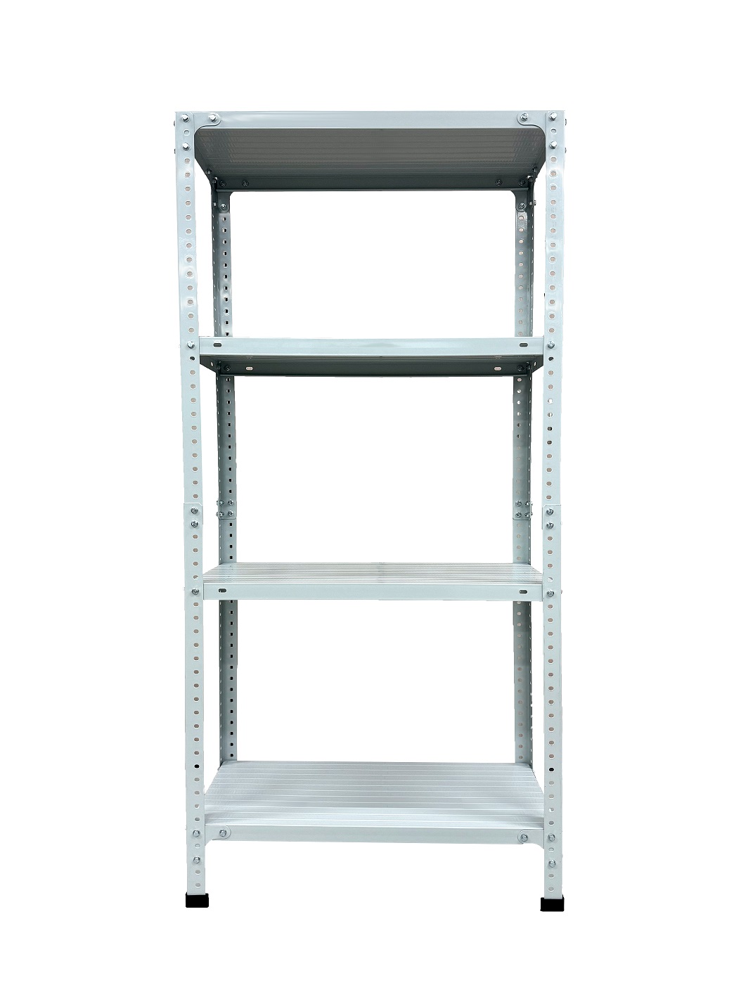 Стеллаж металл. "Steller" выс.1,45м, шир.0,7м, гл.0,3м, 4полки (мах нагр.на полку 100кг), Серый *1