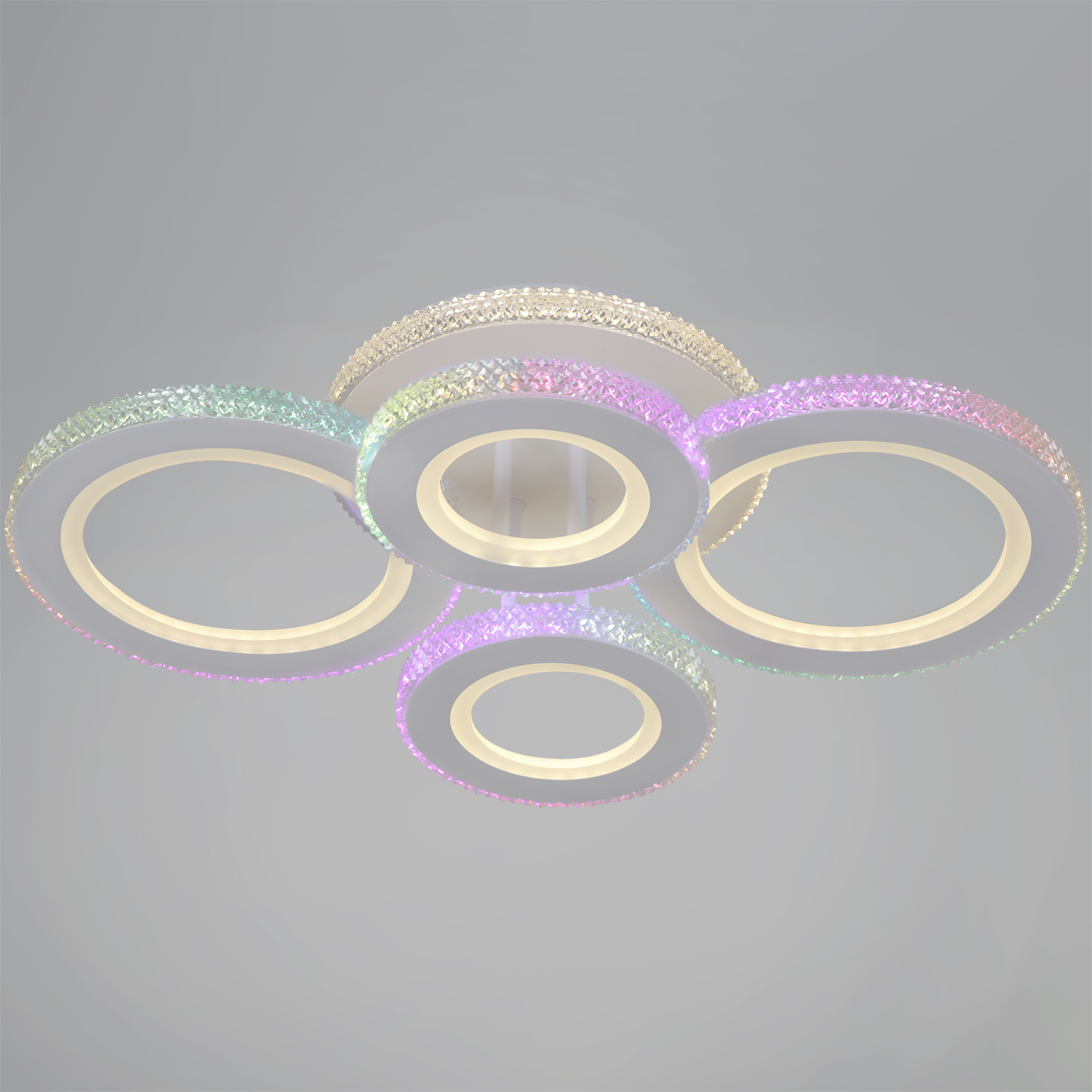 Светильник потолочный светодиодный 23062-0.3-2+2A  LED 82W 3000-6500К ПДУ+диммер S=16м2    *1