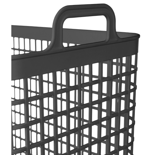 Корзина для белья пластм. 35л "Kobo" 500х380х262мм Серый арт.435220811 ("Бытпласт") *1/7