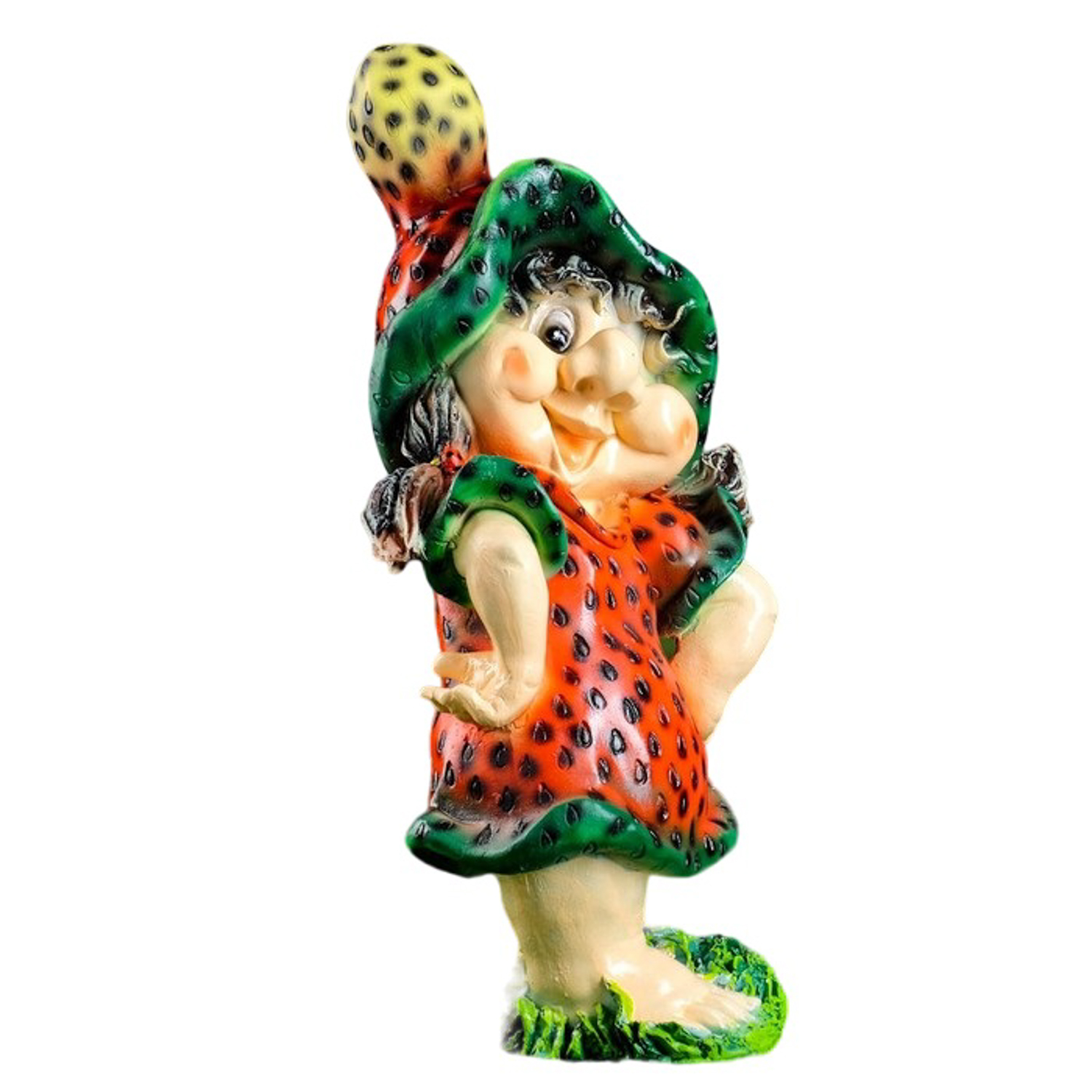 Садовая фигура "Девочка-клубничка" 25х30х50см 1134661