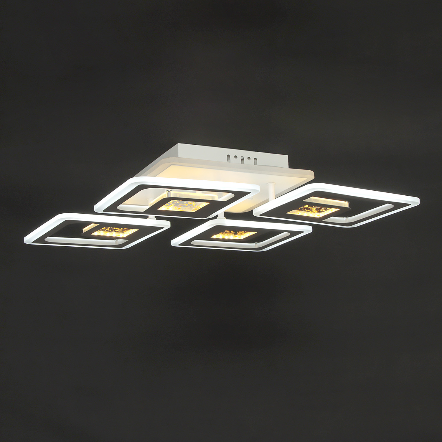 Люстра YH832/4 LED 3000K-6500K+RGB (d-640; h-100) пульт VERNER LIGHTING *1