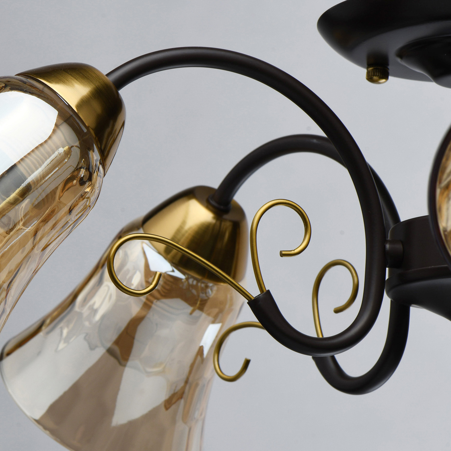 Люстра De City 372014205, E27, 5 ламп, 60 Вт, цвет черный