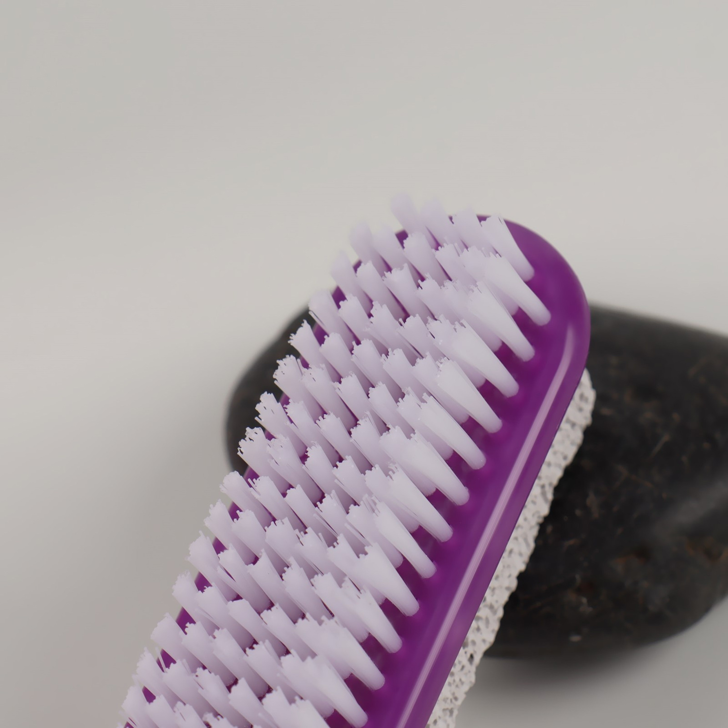 яяяТёрка для ног 2-х стор пемза щетка прямоуг 15,5*3,5(±0,5)см МИКС пакет QF 260463