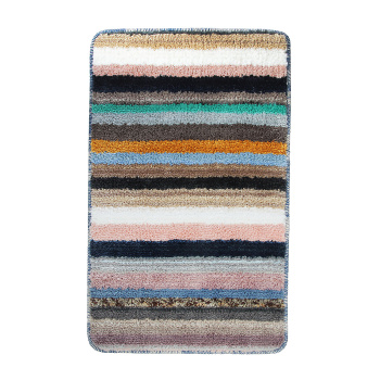 Коврик д/ванной HOZBAT "Полоски" (50см х 80см) цвет МИКС *1/100