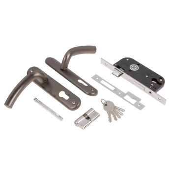 Замок врезной 70мм графит N96 Нора-М *1/20