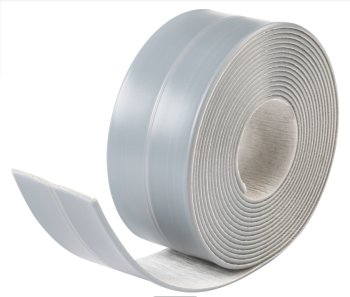 Лента-бордюр для ванны  19*19мм*3,35м (серая) ТМ Аккурат  *1/18