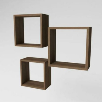 Набор полок КУБ-3 298х298х122/268х268х122/238х238х122 Шимо темный *1