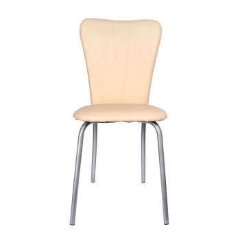 Стул FORPOST Кафе-2, 53x87x42 cм, экокожа, молочная рептилия, бежевый