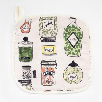 Прихватка 19х19см Kitchenware саржа, 100% хлопок Этель *1