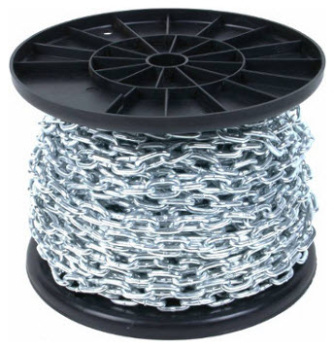 Цепь сварная короткозвенная оцинкованная  8мм SLC DIN766 (15м)   *1