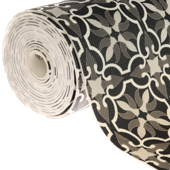 Коврик для ванной ПВХ шир. 65см х12м "V-line" Фотопечать "Дамаск" *12