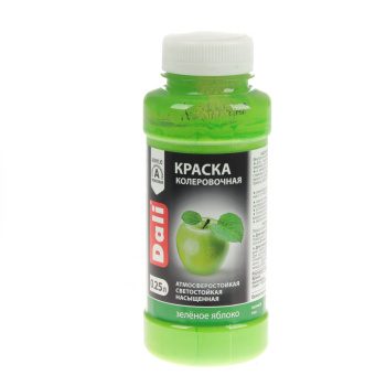 Колер краска DALI, 0.25 л, зеленое яблоко