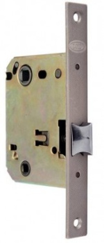 Защелка врезная п/ручку и фиксатор ЗОЛОТО МО 70мм М-2056 РB ТИТАН *1/10