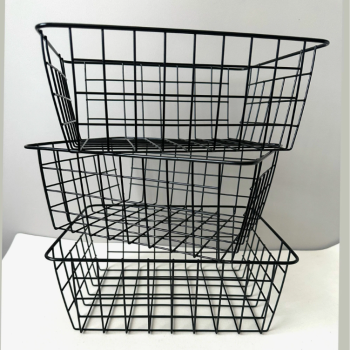 Корзина для хранения металл. "Mexican fresh" 285х220х129мм 0217-H (Harmonia) *1/10