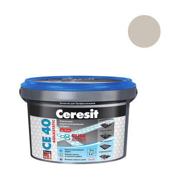 Затирка для швов 2 кг Церезит CE 40, серый