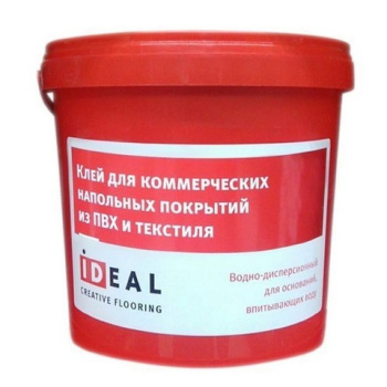 Клей 5 кг IDeal 701 водно-дисперсионный, для напольных покрытий из ПВХ Клей 5 кг IDeal 701 водно-дисперсионный, для напольных покрытий из ПВХ