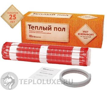 Мат нагревательный 1.3х0.5 м Warmstad, 100 Вт, 0.65 м² Мат нагревательный 1.3х0.5 м Warmstad, 100 Вт, 0.65 м²