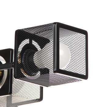 Люстра N6400/4 BK+COP 4*40W E27 220V (l-555; w-345; h-195)  VERNER LIGHTING *1