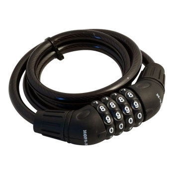 Замок навесной велосипедный 8х1000мм КОДОВЫЙ Нора-М *1/40/80