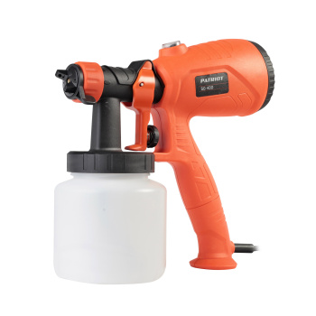 Краскопульт электрич. 400Вт 500мл/м вязк.кр 50DIN/сек сопло2,5мм бак0,8л SG400 PATRIOT *1/8