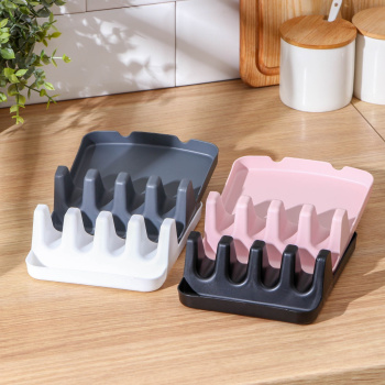 яяяСушилка для посуды настольная пластм. 180x140мм цвета:"микс" 7560331 ("BARONESS") *1/48